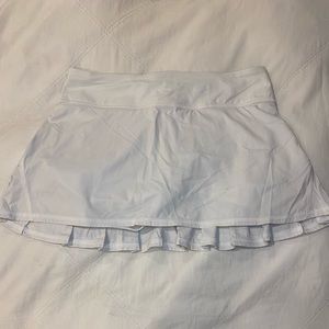 Lululemon White Tennis Skirt